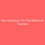 Raw Accounting: The Truth Behind the Numbers