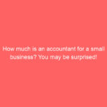 How much is an accountant for a small business? You may be surprised!